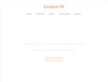 Tablet Screenshot of emblempr.com